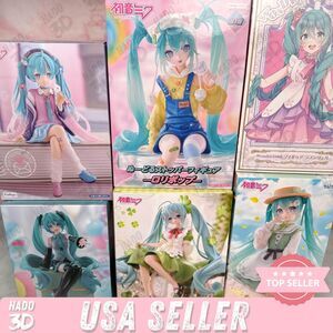 Hatsune Miku Noodle Stopper Figures Bundle Lollipop Rapunzel Clover Fashion Love
